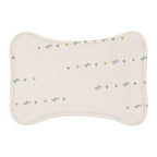 Printify MWW bone-shape pet mat mockup with Meadow Bloom contour-following design; shape-aware design example